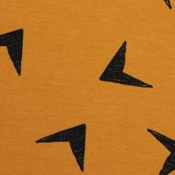 Bio Jersey Arrowhead In Burnt Ochre Von Bloome Copenhagen -Textile Fabrics Arrowhead in burnt ochre von Bloome 1554 2