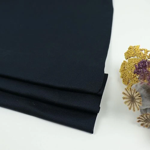 BASIC STRETCH JERSEY In Dark Navy Von Meet Milk 3 BASIC STRETCH JERSEY In Dark Navy Von Meet Milk