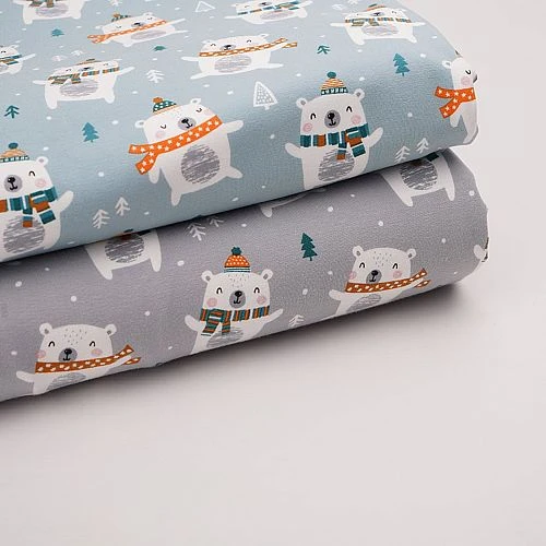 Bio Jersey Motiv Bärchenwald Grau Von Stoffonkel 6 Bio Jersey Motiv Bärchenwald Grau Von Stoffonkel – Bild 4