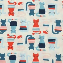 Bio Popeline Baumwollstoff Cool Cats Von Monaluna 7 Bio Popeline Baumwollstoff Cool Cats Von Monaluna -Textile Fabrics Baumwollstoff Cool Cats von Monaluna Bio 1266 2