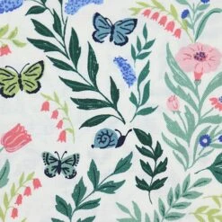 Bio Popeline Baumwollstoff Flora Aus Der Serie Perennial Von Cloud9 -Textile Fabrics Baumwollstoff Flora aus der Serie Perennial 1583 2