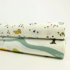 Bio Popeline Baumwollstoff Meadow Run Weiß Von Birch Fabrics -Textile Fabrics Baumwollstoff Meadow Run weiss von Birch 250 2