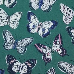 Bio Popeline Baumwollstoff Monarch Aus Der Serie Perennial Von Cloud9 -Textile Fabrics Baumwollstoff Monarch aus der Serie Perennial 1582 2