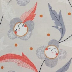 Bio Popeline Baumwollstoff Rise Up Ivory Aus Der Serie Bloom Together Von Cloud9 -Textile Fabrics Baumwollstoff Rise Up Ivory aus der 1761 2