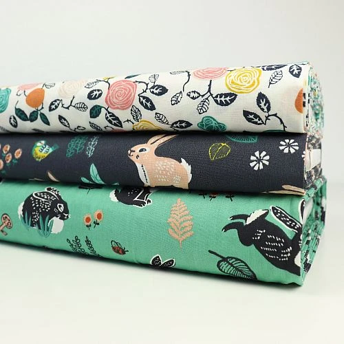 Bio Popeline Baumwollstoff Roses Cream Weiß Von Birch Fabrics 5 Bio Popeline Baumwollstoff Roses Cream Weiß Von Birch Fabrics – Bild 3