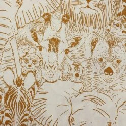 Bio Popeline Baumwollstoff Wild Thing Gold Aus Der Serie Grasslands Von Cloud9 -Textile Fabrics Baumwollstoff Wild Thing Gold aus der 1264 2