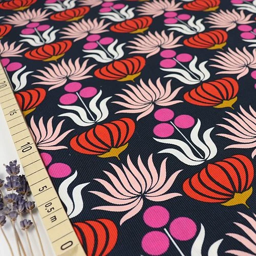 Bio Babycord Stoff Native Flowers Von Cloud9 3 Bio Babycord Stoff Native Flowers Von Cloud9