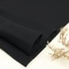 Bio Bündchen Stoff Uni Schwarz Stoffonkel -Textile Fabrics Bio Buendchen Stoff uni schwarz Stoffonkel 1465 0
