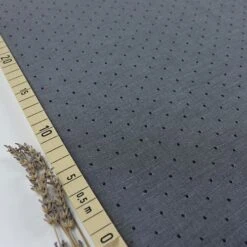 Bio Chambray Punkte Nebelgrau Von Amandine Cha