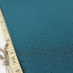 Bio Chambray Punkte Dunkel Lagunen Grün Von Amandine Cha