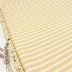 Bio Chambray Streifen Safran Gelb Von Amandine Cha