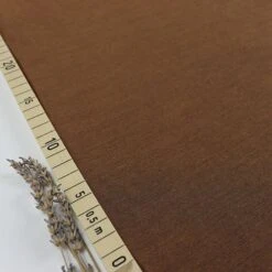 Bio Chambray Uni Mordoré Zwiebackbraun Von Amandine Cha