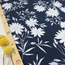 Bio Jersey Blumenmotiv Leilani Von Stoffonkel