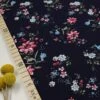 Bio Jersey Motiv Blütentraum Von Stoffonkel In Dunkelblau -Textile Fabrics Bio Jersey Motiv Bluetentraum von Stoffonkel 451 0