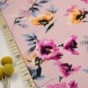 Bio Jersey Motiv Hibiskus Von Stoffonkel In Rosa -Textile Fabrics Bio Jersey Motiv Hibiskus von Stoffonkel 452 0