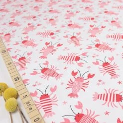 Bio Jersey Motiv Lobster Rot Von Stoffonkel