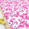 Bio Jersey Motiv Sakura In Weiß Von Stoffonkel -Textile Fabrics Bio Jersey Motiv Sakura in weiss 1489 0