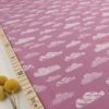 Bio Jersey Motiv Wolken Von Stoffonkel In Vintage Rose -Textile Fabrics Bio Jersey Motiv Wolken von Stoffonkel 570 0