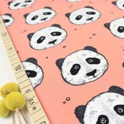 Bio Jersey Peculiar Panda In Koralle Von Bloome Copenhagen