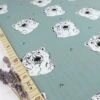 Bio Jersey Polar Bear In Iceberg Green Von Bloome Copenhagen -Textile Fabrics Bio Jersey Polar Bear in Iceberg 1426 0