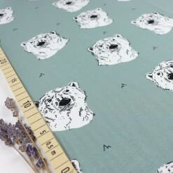 Bio Jersey Polar Bear In Iceberg Green Von Bloome Copenhagen