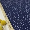 Bio Jersey Stoff Dotties Marine Blau Von Stoffonkel -Textile Fabrics Bio Jersey Stoff Dotties marine blau 678 0