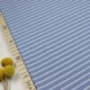 Bio Jersey Stoff Streifen Stonewashed Blau Ringeljersey Stoffonkel -Textile Fabrics Bio Jersey Stoff Streifen stonewashed blau 413 0