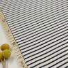 Bio Jersey Stoff Streifen Weiß Schwarz Ringeljersey Stoffonkel -Textile Fabrics Bio Jersey Stoff Streifen weiss schwarz 418 0