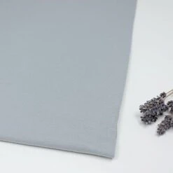 Bio Jersey Stoff Uni Grau Stoffonkel