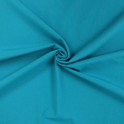 Uni Bio Popeline Hellpetrol Von Amandine Cha 4 Uni Bio Popeline Hellpetrol Von Amandine Cha – Bild 2