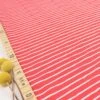 Bio Ringeljersey Stoff Good Vibes Stripes Poppy Von Stoffonkel -Textile Fabrics Bio Ringeljersey Stoff Good Vibes Stripes 1754 0