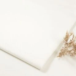 Bio Selanik Strick Uni Offwhite Von Stoffonkel