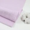 Bio Triple Gauze Uni In Lilac Von Verhees -Textile Fabrics Bio Triple Gauze uni in lilac 2039 0