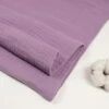 Bio Triple Gauze Uni In Mauve Von Verhees -Textile Fabrics Bio Triple Gauze uni in mauve 2265 0