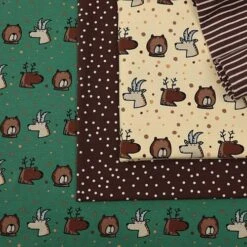 Bio Jersey Motiv Böckchen Cookie Von Stoffonkel In Beige -Textile Fabrics Boeckchen cookie von Stoffonkel in beige 456 3