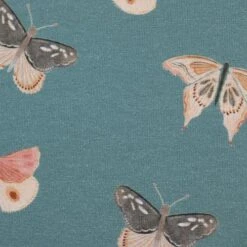 Bio Jersey Butterflies -Textile Fabrics Butterflies Bio Jersey 2140 2