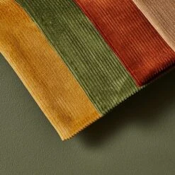 Bio Genuacord Organic Kora Corduroy Von Mind The Maker In Green Khaki -Textile Fabrics Corduroy von Mind the Maker in 1940 4