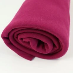 Textile Fabrics -Textile Fabrics Interlock Jersey uni bordeaux Bio 927 1