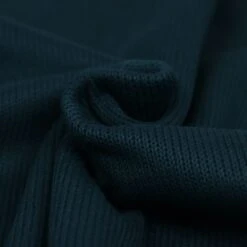 Textile Fabrics -Textile Fabrics Interlock Strick uni dunkel petrol Bio 1500 1