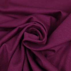 BASIC STRETCH JERSEY In Cherry Von Meet Milk -Textile Fabrics JERSEY in Cherry von Meet Milk 2092 2