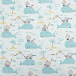 Textile Fabrics -Textile Fabrics Jersey Motiv Travel Bear in offwhite 2002 1