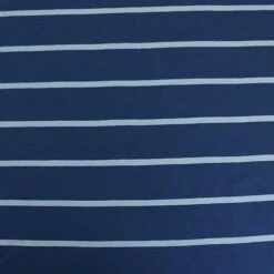 Bio Jersey Stoff Streifen Jeansblau Streifenjersey -Textile Fabrics Jersey Stoff Streifen jeansblau Streifenjersey Bio 1518 1