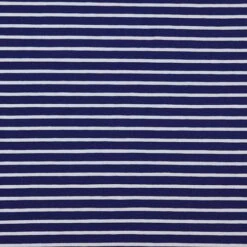 Bio Jersey Stoff Streifen Marineblau Ringeljersey Stoffonkel -Textile Fabrics Jersey Stoff Streifen marineblau Ringeljersey Stoffonkel 527 1