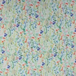Textile Fabrics -Textile Fabrics Jerseystoff Spring flower aquarell Bio 2049 1