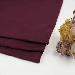 LIGHT TERRY SWEAT In Maroon Von Meet Milk