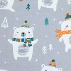 Bio Jersey Motiv Bärchenwald Grau Von Stoffonkel 9 Bio Jersey Motiv Bärchenwald Grau Von Stoffonkel -Textile Fabrics Motiv Baerchenwald grau von Stoffonkel Bio 1509 2