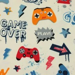 Bio Jersey Motiv Controller Von Stoffonkel In Ecru -Textile Fabrics Motiv Controller von Stoffonkel in ecru 892 2