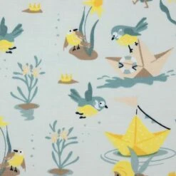 Bio Jersey Motiv Krönchen Verloren Von Stoffonkel -Textile Fabrics Motiv Kroenchen verloren von Stoffonkel Bio 1603 2