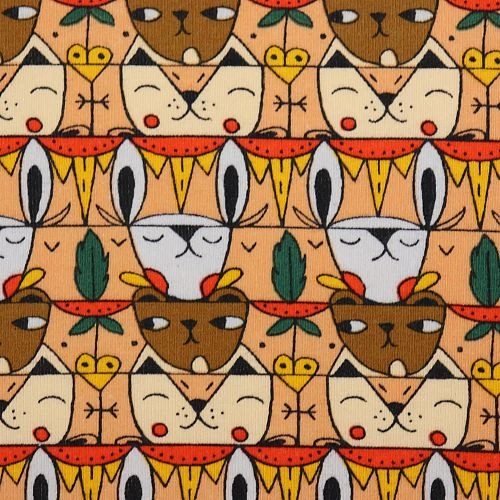 Bio Jersey Motiv Urban Pueblos Von Stoffonkel 5 Bio Jersey Motiv Urban Pueblos Von Stoffonkel – Bild 3