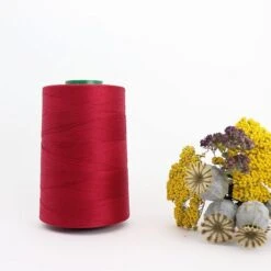Nähgarn Bordeaux 100% Bio Baumwolle Scanfil 5000m Kone